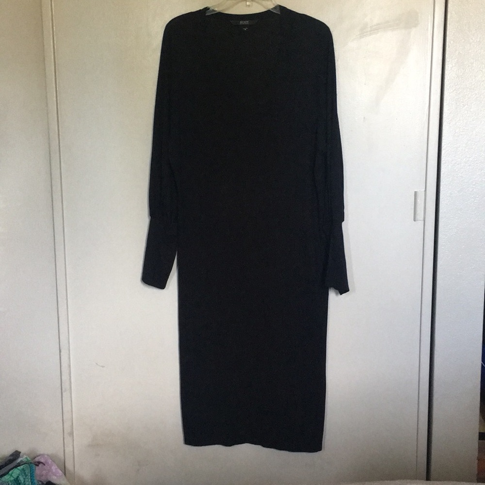 Body by Victoria long-sleeved black dress (M)